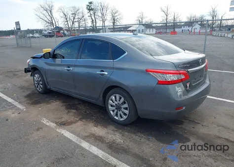 2015 Nissan Sentra Fe+ S/S/Sl/Sr/Sv z USA, uszkodzony, nr VIN 3N1AB7AP7FL654169